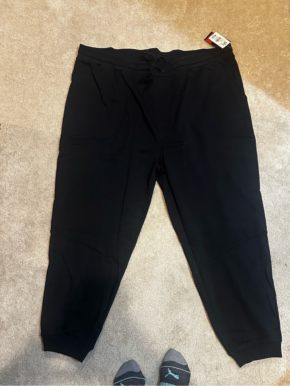 NWT Society of One Men’s 3XL Black Performance Jogger Pants Big & Tall